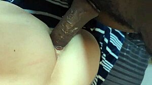 my asshole got wrecked by a big black cock in interracial assfucking