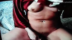 nikki reaches orgasm through intense masturbation