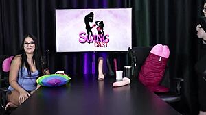 Gabi Tamiris In Sheer Red Lingerie Plots Revenge While Riding Dick