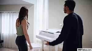 Jail Call Interrupts Taboo Cheating Sex with Katrina Colt