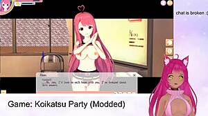 vtuber lewdneko plays koikatsu party