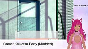 vtuber lewdneko plays koikatsu party