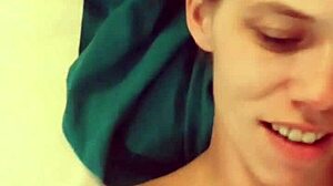 i watched her make him explode cum across her face