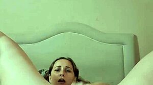 the blonde pornstar asks, want to see me fuck dildo in lingerie for vaginal creampie?