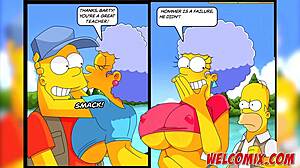 Check out these epic tits and butts in Simpsons hentai!