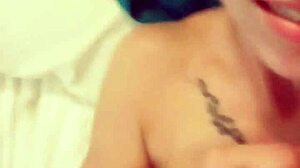 i watched her make him explode cum across her face