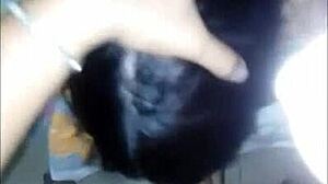 Why is this Venezolana bent over with big ass in doggystyle deepthroat?