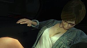 I met this dirty blonde prostitute in GTAV and she was so hot, I couldn't resist fucking her!