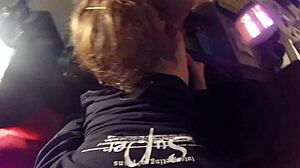 blowjob cumshot surprise in horny mouth