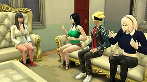 hinata, sakura, sarada, wanna seduce boruto?