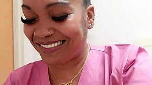 Thickpaws gets horny at work rubbing clit and big ass