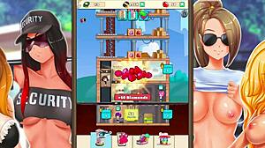 Hot Busty Girlfriend Plays Business Game with Monster Cock