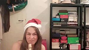 Rip Clothes Off Slave Whore Masturbating with Champagne!