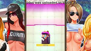 Hot Busty Girlfriend Plays Business Game with Monster Cock