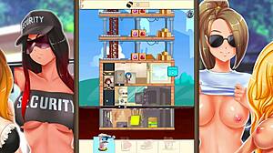 Hot Busty Girlfriend Plays Business Game with Monster Cock