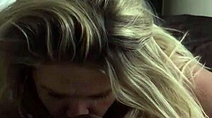 Hot Blonde Intensely Plays With Big Cock