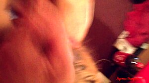 Close-up fucking sucking rimming big ass slut cums hard