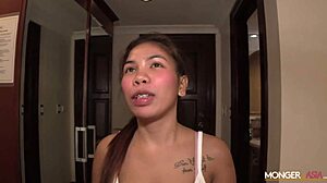 Bubble Butt Thai Teen with Braces Gets Creampied in POV Missionary