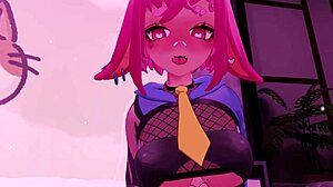 动漫妹子VR里跳艳舞射了