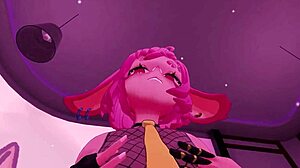 动漫妹子VR里跳艳舞射了