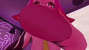 动漫妹子VR里跳艳舞射了