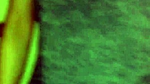 wife rubbing her shaved pussy on the stairs 😍