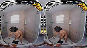 Lily starfire prepares for big black cock in virtual reality.