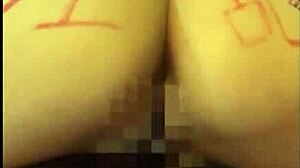 Japanese amateur A.O. in car sex adventures 😈