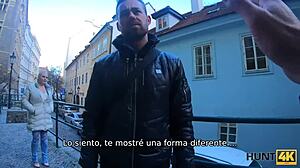 猎人乳交后猛干捷克人妻骚逼换钱老公看