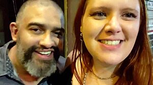 Intriguing Nudist Party Threesome