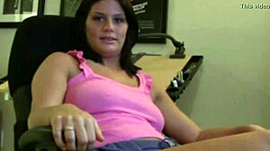 Amateur girls bounce their natural tits.