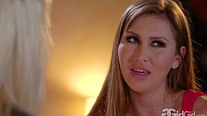 oh wow, lesbian study sesh got wild with kenna james & paige owens, licking everywhere!