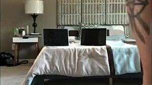 Felicity Feline Performs Slutty Moments On Webcam With Tattoos.