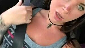 Felicity Feline Performs Slutty Moments On Webcam With Tattoos.