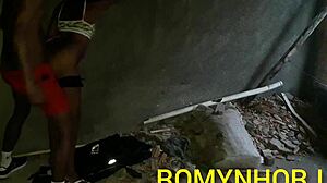 Watch this horny stepdaughter get fucked by the construction worker in Rio! He cums hard with passion!