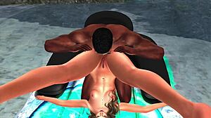 Man, I’m totally into this saucy Aussie 3D cartoon beach vibe!