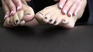 perfect feet demand worship and sucking in femdom