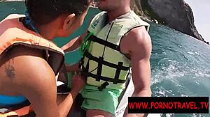 Jetski Adventure with Public Blowjob Scene