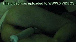 gigi explores intense anal play with a hitachi and plug in her amateur session.