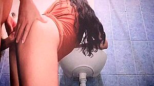 Swallowing all that cum, her pussy's full! 😏 Amateur stepdaughter's homemade thrill.