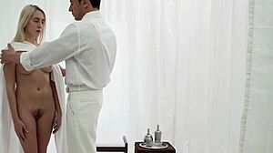 Mormon Amateur Teen Fingered and Fucked by Hairy Old Man