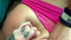 skinny latina feels intense pleasure from friend's cock