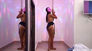 horny petite latina dances sexy, wants to fuck 😈