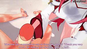 yae miko sucking in genshin impact full fantasyking3