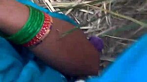 desi girl gets wild in jungle for first time sex!