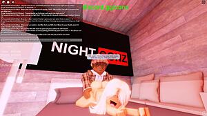 blonde engages in cowgirl riding scene