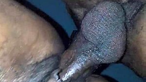 ebony’s tight pussy taking a hard pounding