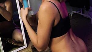 I Love This Beautiful Girl Sucking Dildo