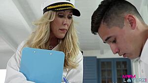 Innocent Stepmom Brandi Love Dominates in Captain Love