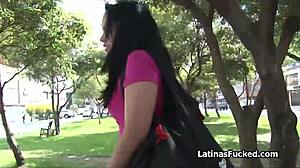 Look at this latina amateur getting fucked hard!